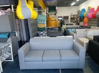 Three seater couch grey