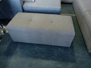 Ottoman- grey bench ottoman