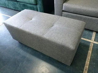 Ottoman- grey bench ottoman