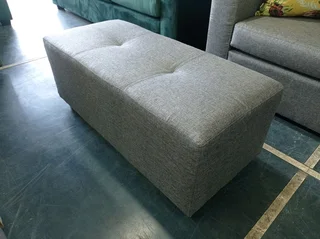 Ottoman- grey bench ottoman