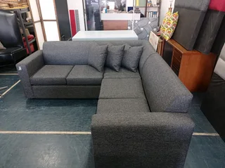 Corner unit L-shaped- black