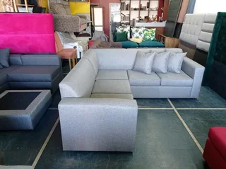 Corner couch L-shaped.