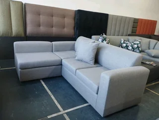 L-shaped extended armrest couch
