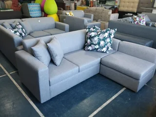 L-shaped extended armrest couch