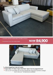 L-shaped interchangeable daybed- Massive Season Sale!