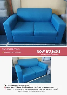 Two seater couches- Massive Season Sale!