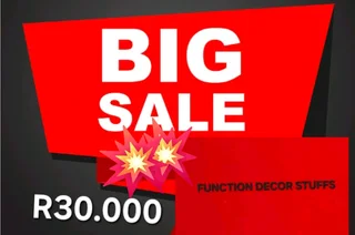 Sale Function Decor for Sale R30 000