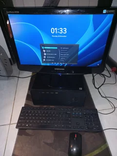 HP ProDesk A 300 G3 Ryzen 5 2400G PC Bundle + Monitor/KBD/Mouse - R4,000 Or Best Offer