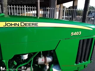 2013 - JOHN DEERE 5403 (4X4) TRACTOR WITH LIFT ARMS AND DRAWBAR HITCH