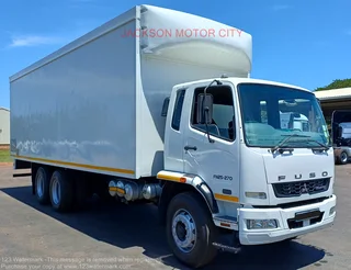 2021 - MITSUBISHI FUSO FN25.270 TAG AXLE WITH VOLUME BODY - SIDE AND REAR DOORS