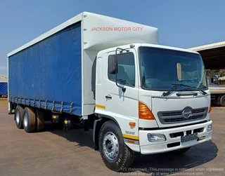 2012 - HINO 500_1626 TAG AXLE WITH 8.5M TAUTLINER BODY