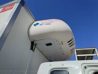2017 - MITSUBISHI FUSO FK13.240 WITH REFRIGERATED BOX BODY AND TRANSFRIG MT300 COOLING UNIT