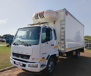 2017 - Mitsubishi Fuso Fk13.240 With Refrigerated Box Body And Transfrig Mt300 Cooling Unit