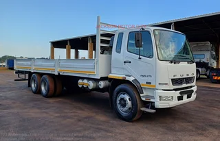 2015 - MITSUBISHI FUSO FN25.270 TAG AXLE WITH 8.4M DROPSIDE BODY