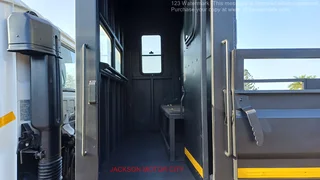 2011 - NISSAN DIESEL UD80 WITH DROPSIDE TIPPER BODY AND CREW CAB