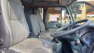 2013 - NISSAN DIESEL UD80 WITH DROPSIDE TIPPER BODY AND FASSI F65 CRANE