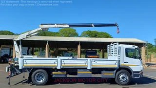 2014 - Mercedes Benz 1523 Atego With Dropside Body And Rear Mounted Heila Hl-l70-2s Crane