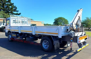2014 - MERCEDES BENZ 1523 ATEGO WITH DROPSIDE BODY AND REAR MOUNTED HEILA HL-L70-2S CRANE