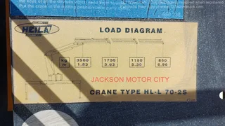 2014 - MERCEDES BENZ 1523 ATEGO WITH DROPSIDE BODY AND REAR MOUNTED HEILA HL-L70-2S CRANE