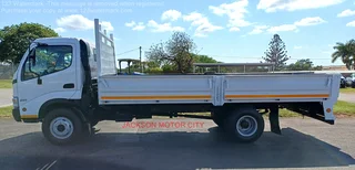 2011 - HINO 300_814 WITH DROPSIDE BODY AND TOWBAR