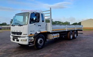 2015 - Mitsubishi Fuso Fn25.270 Tag Axle With 8.4m Dropside Body