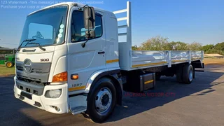 2019 - Hino 500_1627 (auto) Fitted With New 8.5m Dropside Body