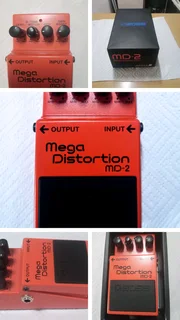 Boss MD-2 Mega Distortion Guitar Pedal.