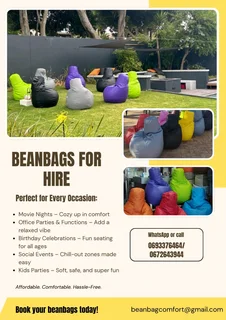 Beanbags for hire