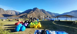 Teardrop beanbag for hireAdd Comfort &amp; Colour to Your Event!