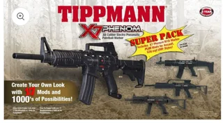 Tippmann X7 Phenom Paintball Marker - Super Pack