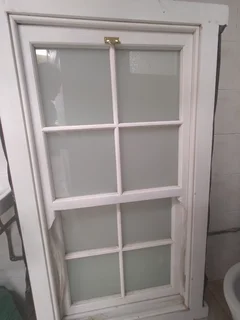 New wooden sash window
