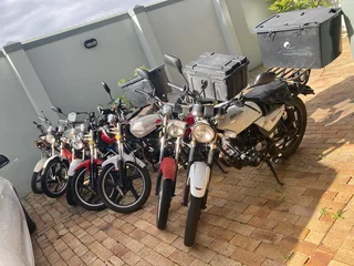 Delivery Motorcycle Fleet of 11, R125 000 whatsapp on 0727588020