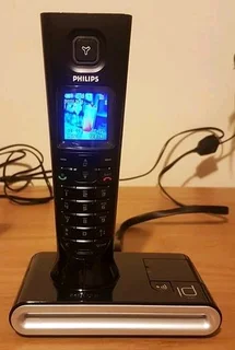 Stylish Philips Landline &amp; Sim Card(Wireless) Cordless Duel Handset
