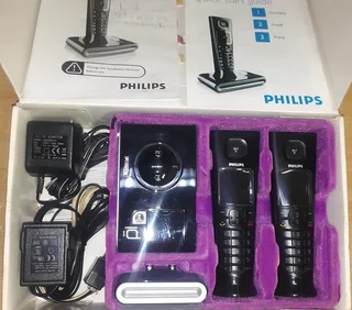 Stylish Philips Landline &amp; Sim Card(Wireless) Cordless Duel Handset