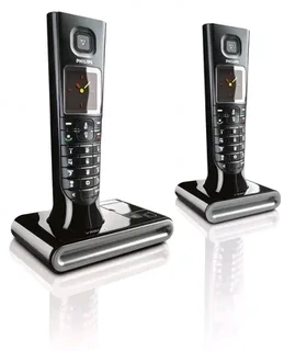 Stylish Philips Landline &amp; Sim Card(Wireless) Cordless Duel Handset
