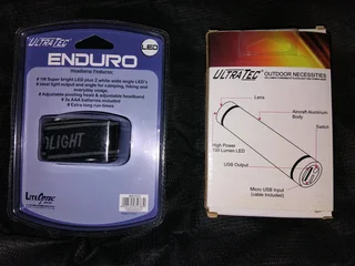 Rechargeable Torch and Headlamp for sale.