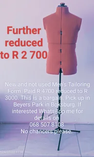 Fashion - Mens Tailoring Form