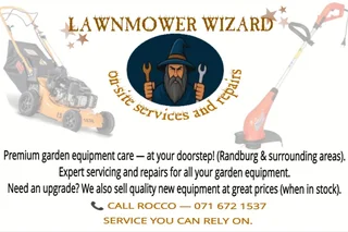 Lawnmower Wizard - On-site Lawnmower/brush Cutter Repairs & Services