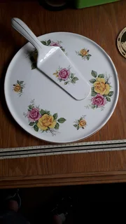Royal Tudor ware Cake Plate &amp; Server