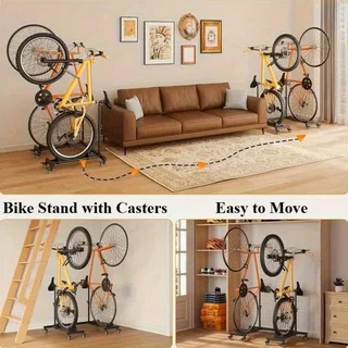 Bike Stand with Casters
