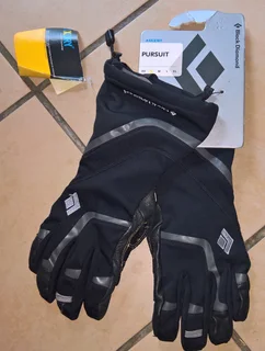 Black Diamond 'Pursuit' waterproof, breathable softshell gloves - NEW!