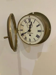 Seikosha Brass Ships Clock