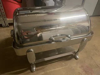 1 x Professional Chafer roll top dishes with electric heaters