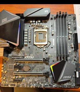 PC performance parts; MSI Z390M MB, i5 9600K, GTX 1660 Super OC, 16 GB DDR4 3200, 500GB SSD, 2TB HD