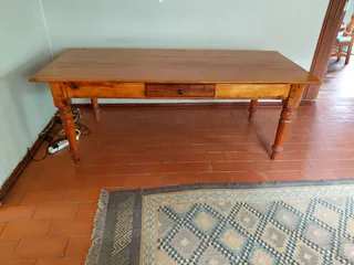 Antique solid wood table, fully restored