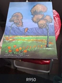 Oil art paintings for sal from R400 to R950 each