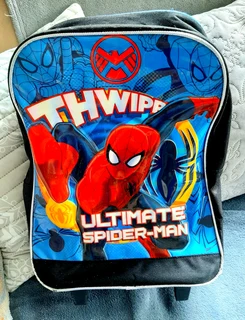 Spiderman kids Trolley case back pack