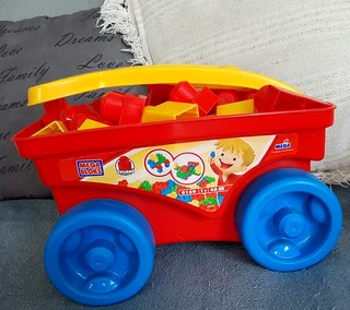 Mega Bloks wagon Maxi building blocks for kids
