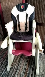 2 in 1 Baby High chair and table and chair Conversion Set