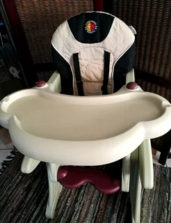 2 in 1 Baby High chair and table and chair Conversion Set